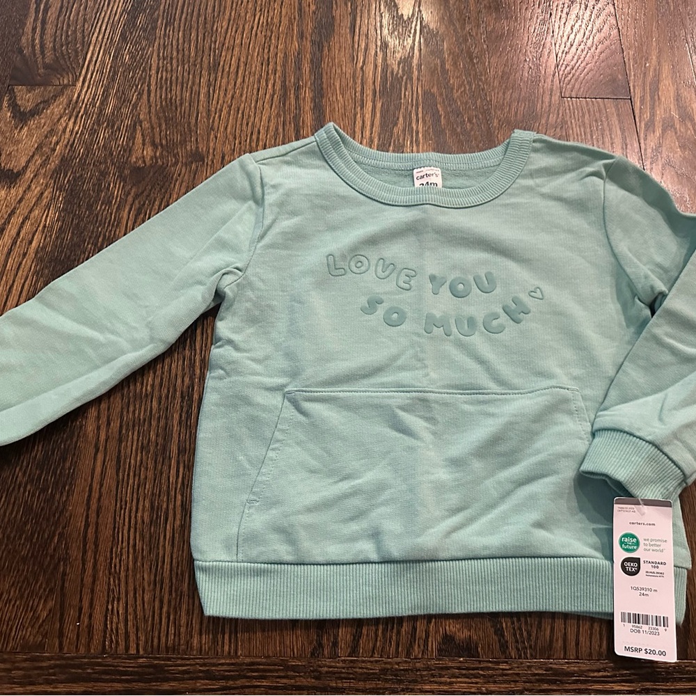 Carter's Baby Girls Love You So Much Sweatshirt